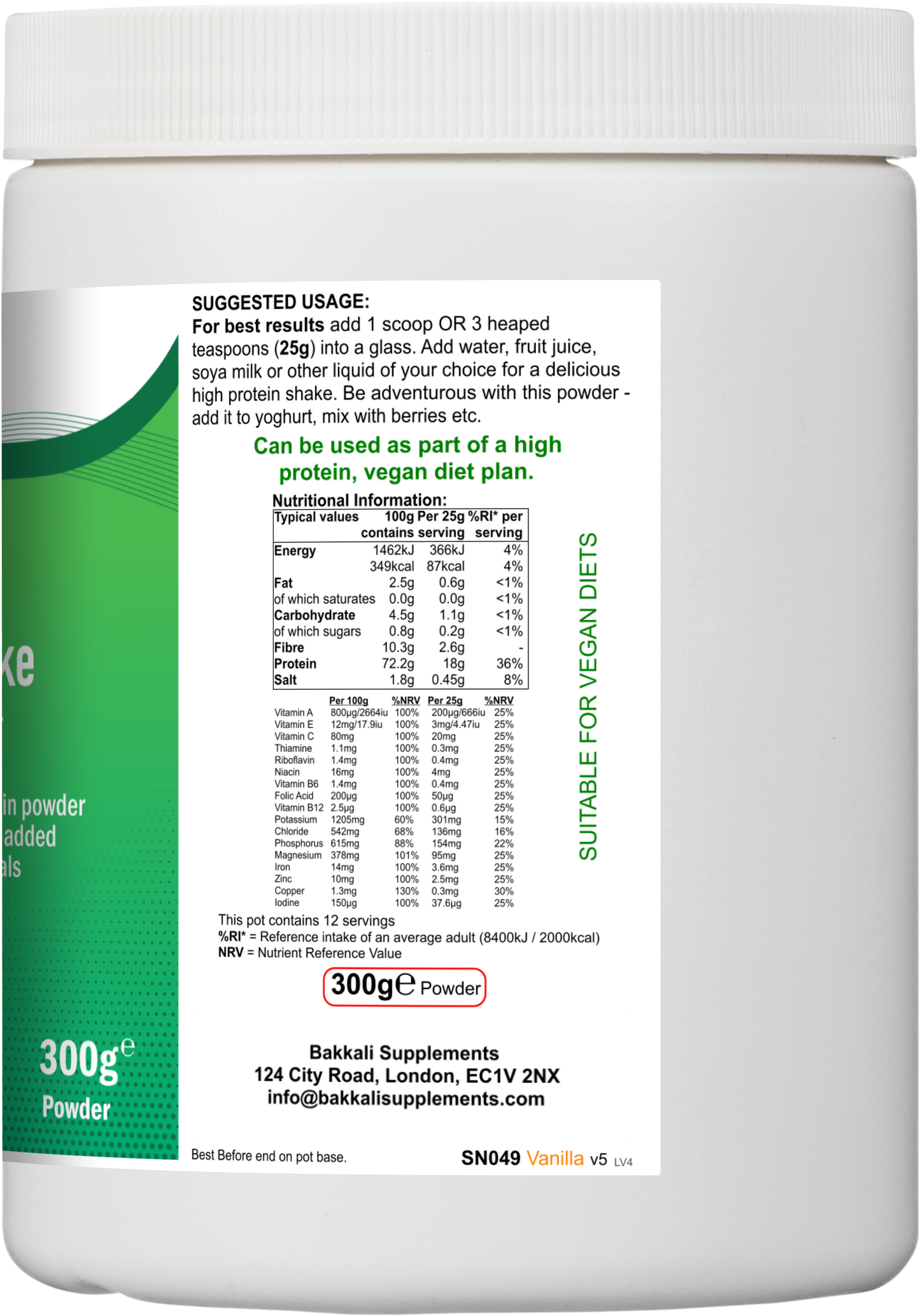 Meal Shake (Vanilla Flavour)