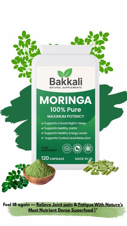 Organic Moringa Capsules – 800mg – 60 Tablets 30 day Supply
