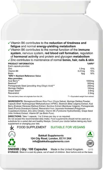Acai Botanical Complex 100 Capsules