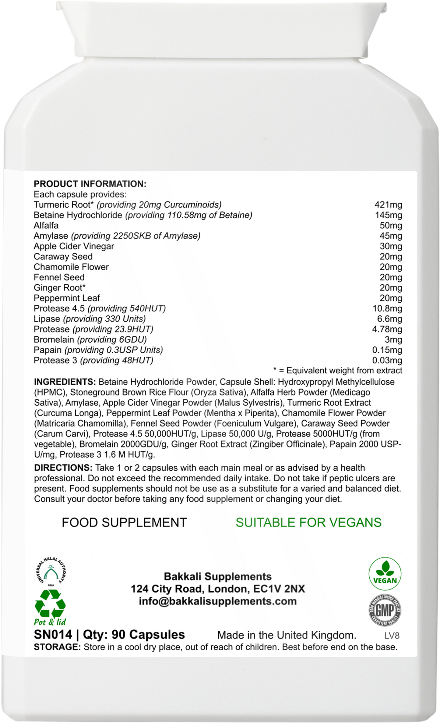 Digestive Botanical Complex