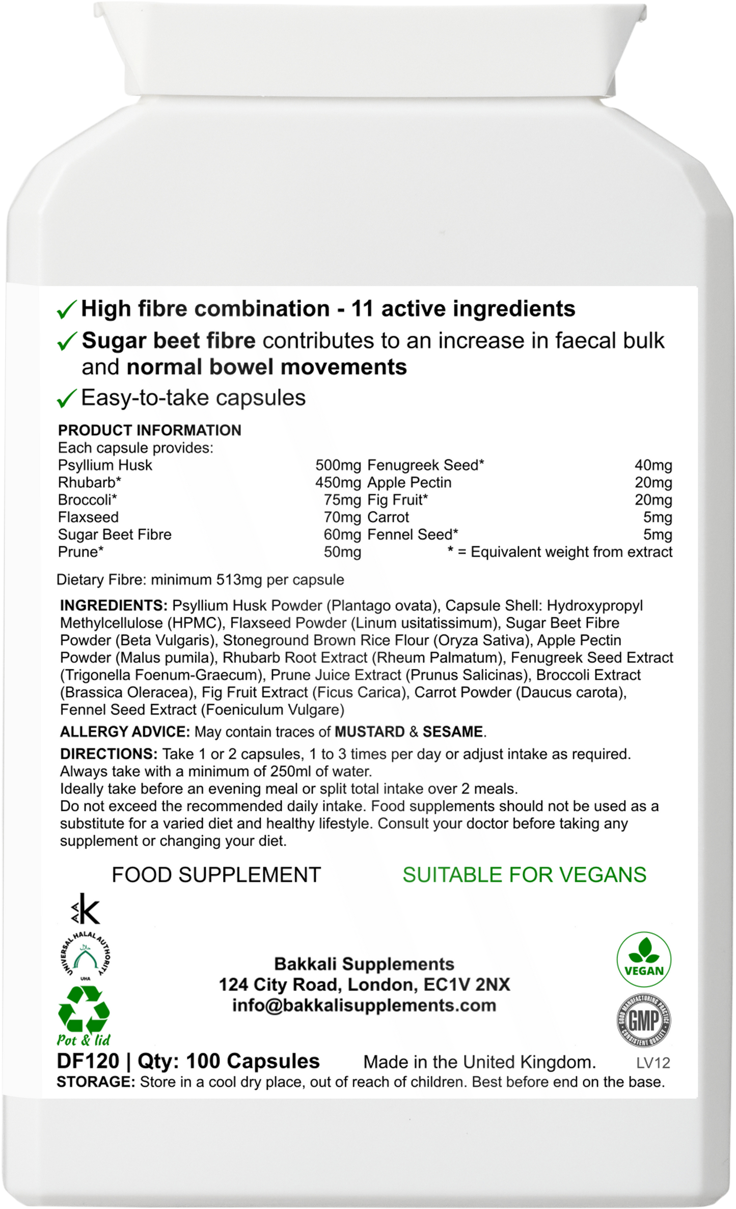 Dietary Fibre Complex
