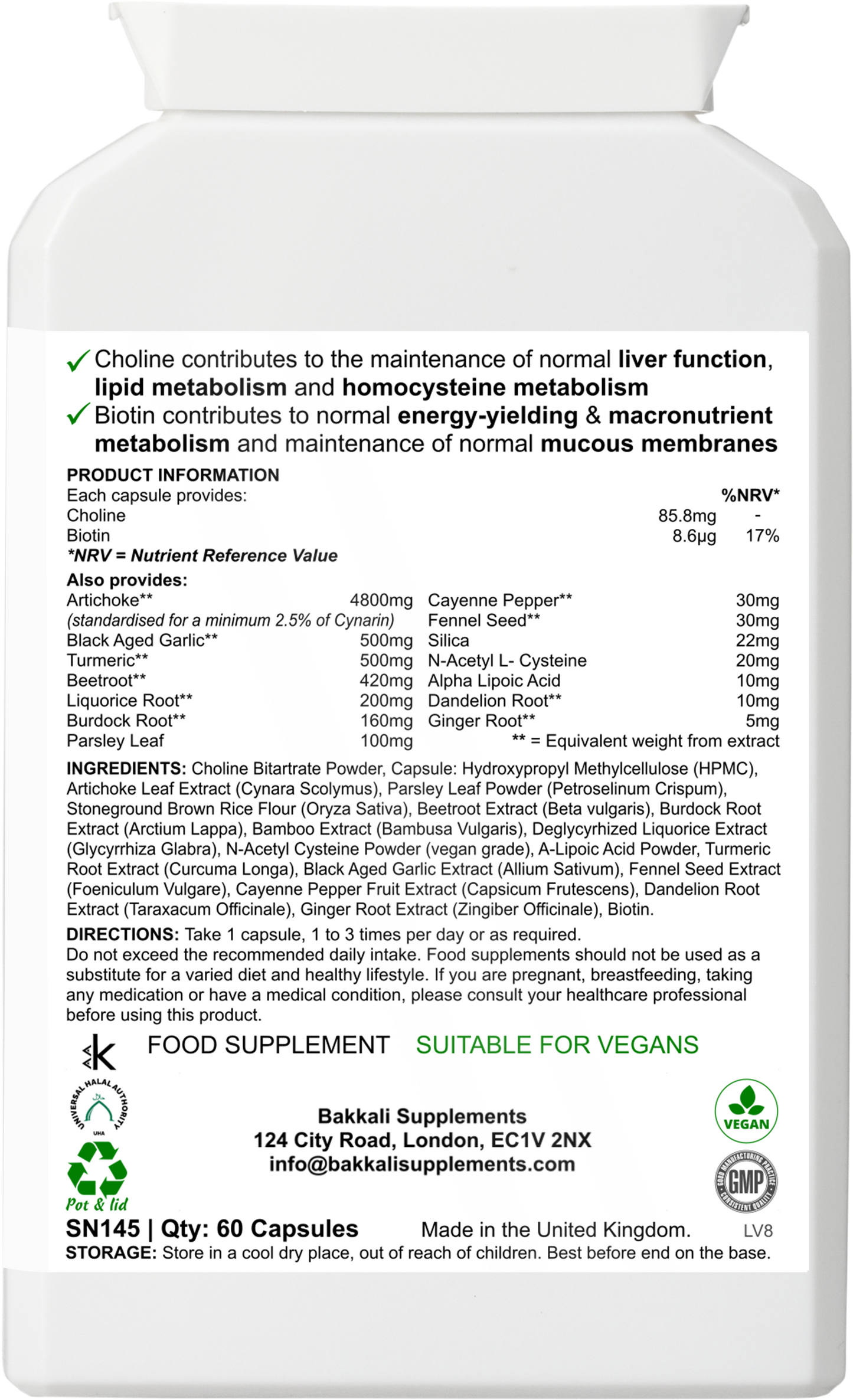 Hepatic Botanical Complex (Liver Cleanse)