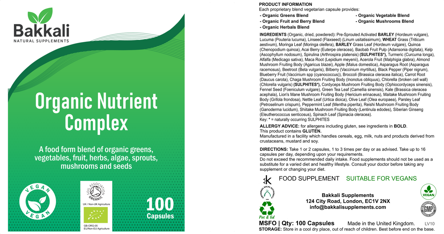 Organic Nutrient Complex
