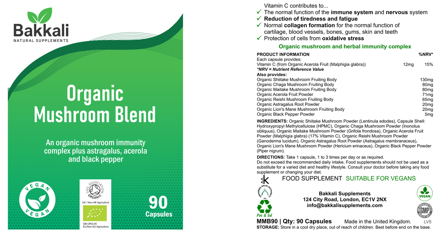 Organic Mushroom Blend