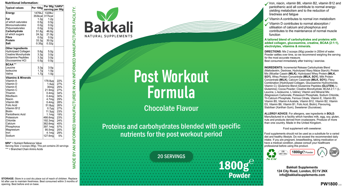 Post Workout Formula