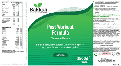Post Workout Formula