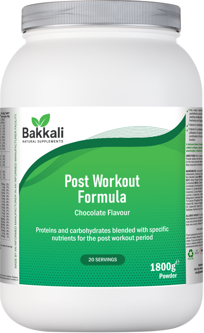 Post Workout Formula