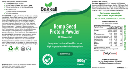 Hemp Seed Protein Powder