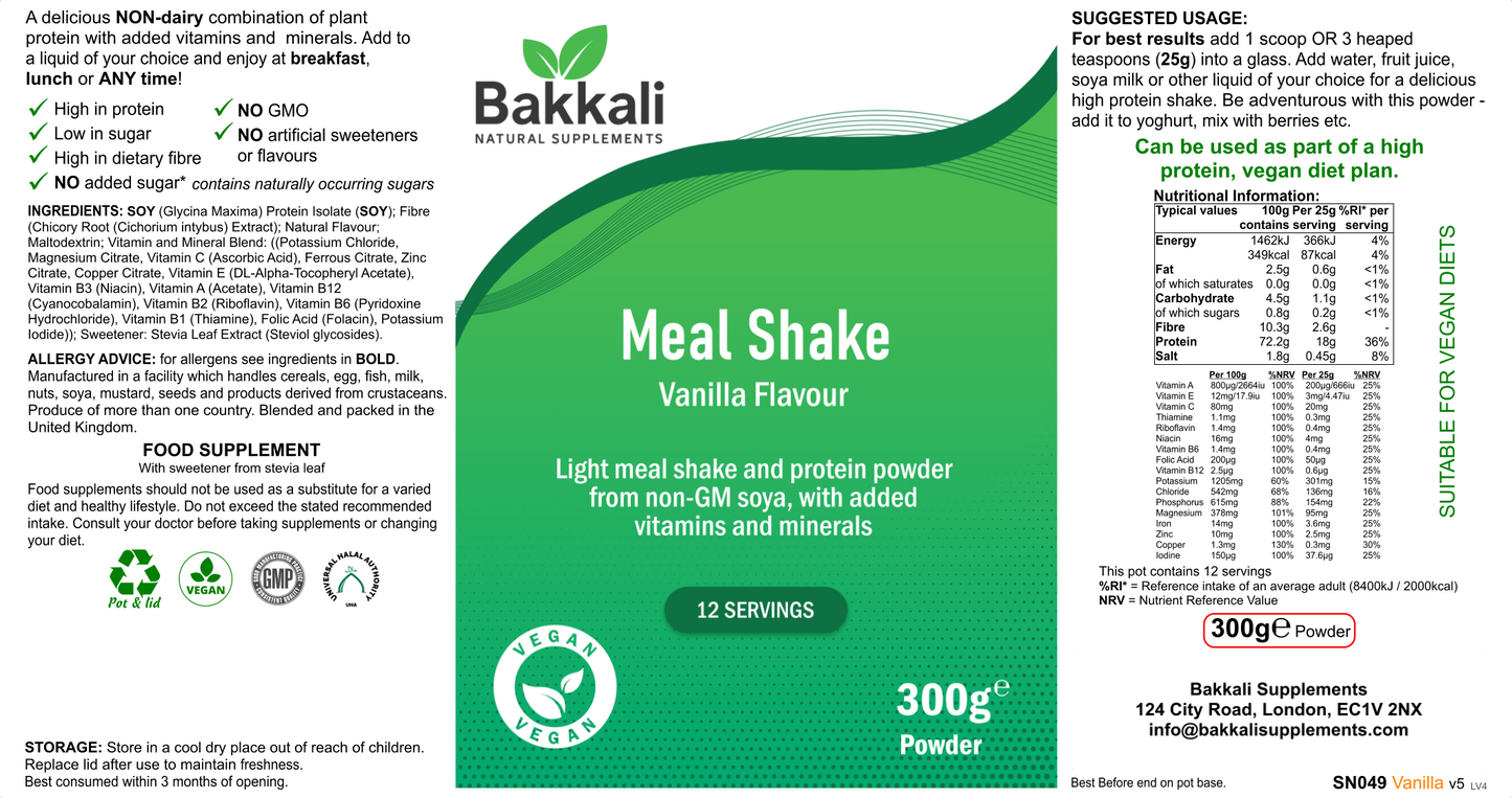 Meal Shake (Vanilla Flavour)
