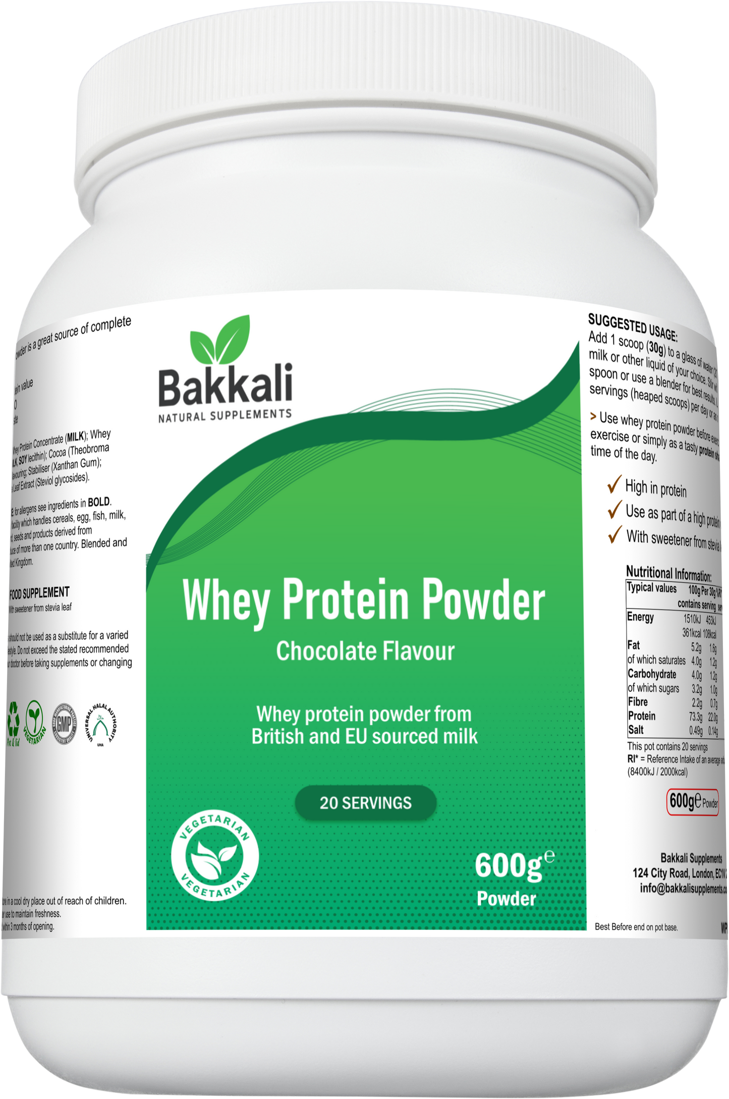 Whey Protein Powder (Chocolate Flavour)