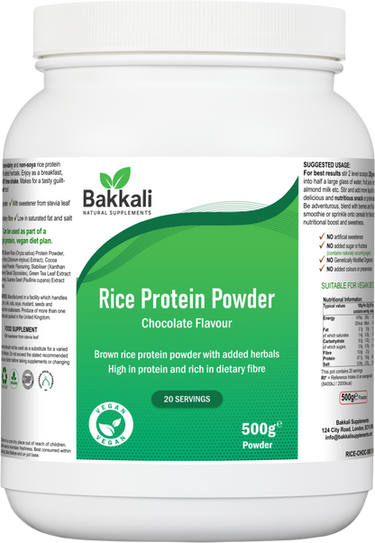 Rice Protein Powder (Chocolate Flavour)