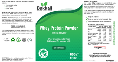Whey Protein Powder (Vanilla Flavour)