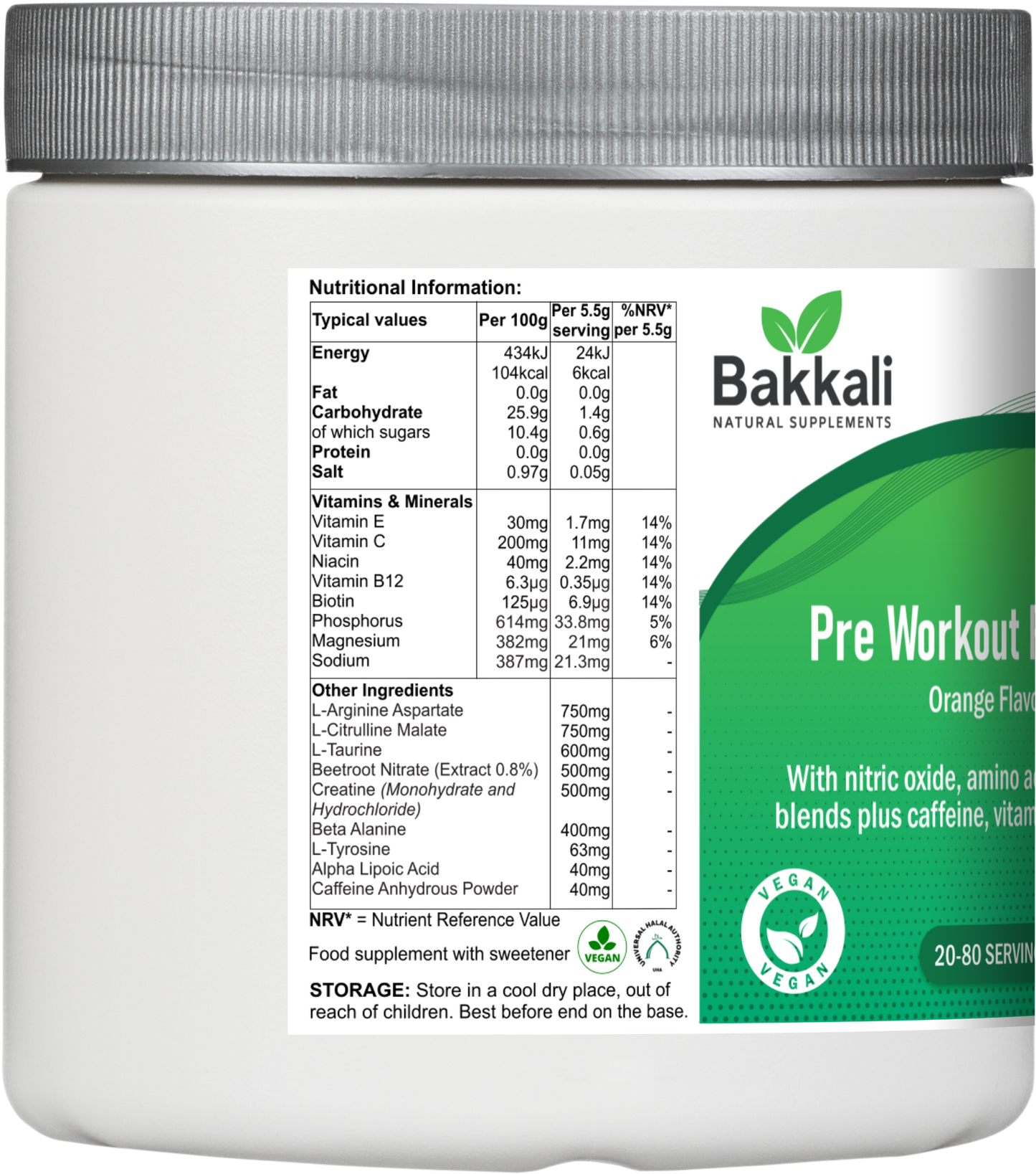 Pre Workout Formula