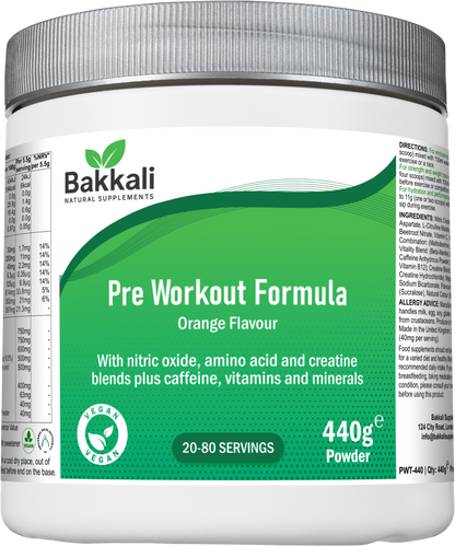 Pre Workout Formula