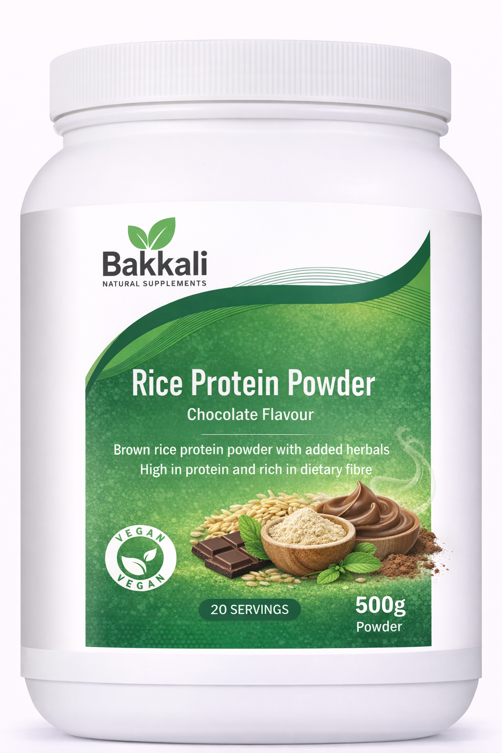 Rice Protein Powder (Chocolate Flavour)